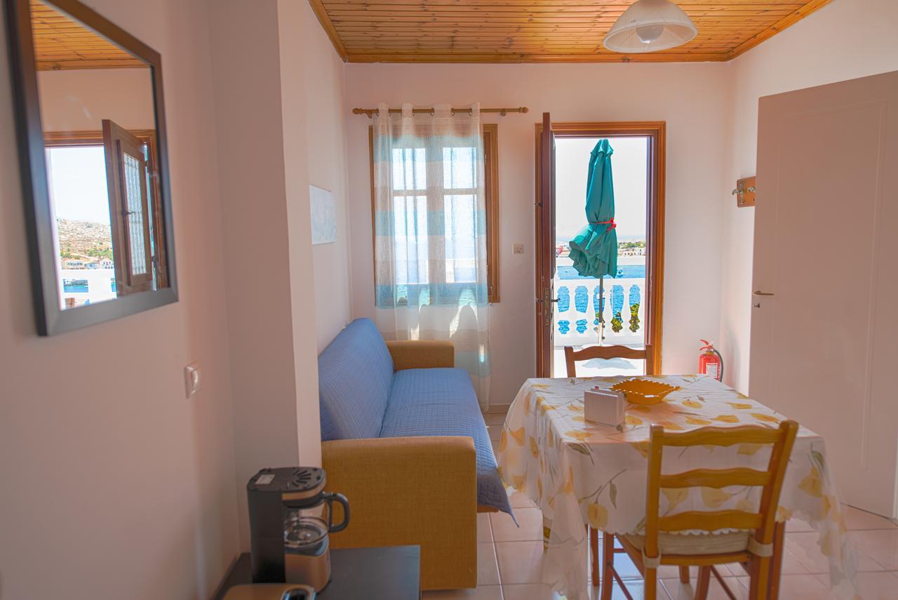 Filoxenia Apartments Chalki Town Exterior foto