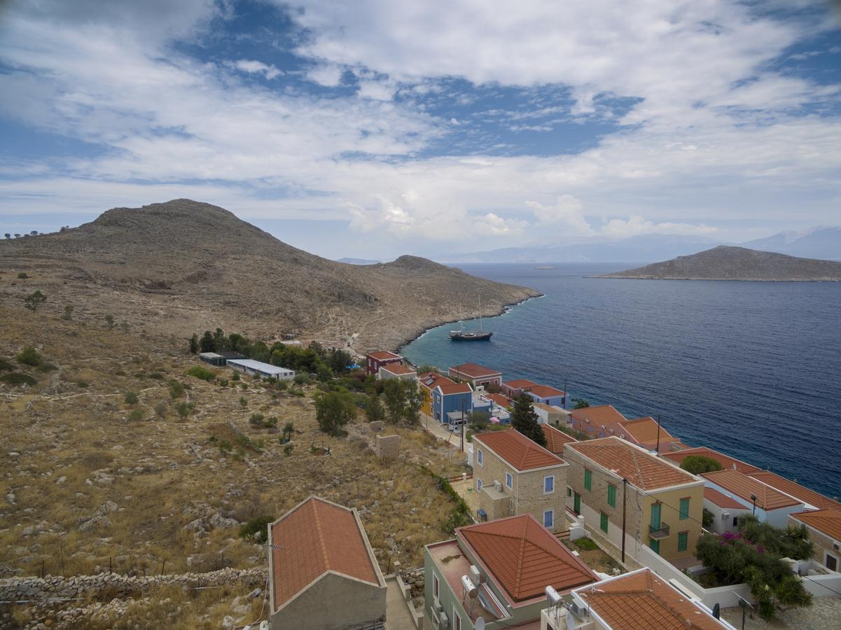 Filoxenia Apartments Chalki Town Exterior foto