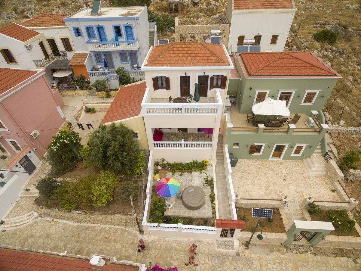 Filoxenia Apartments Chalki Town Exterior foto